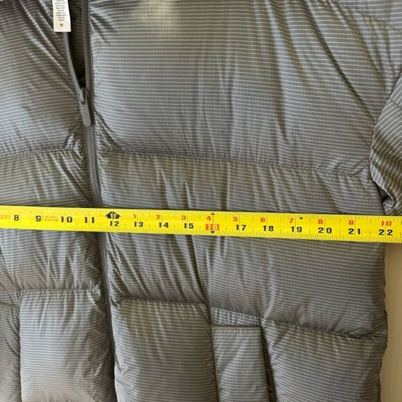 Lululemon Wunder Puff 600 downfill Long Waterproof light grey Puffer jacket Coat - Picture 11 of 13